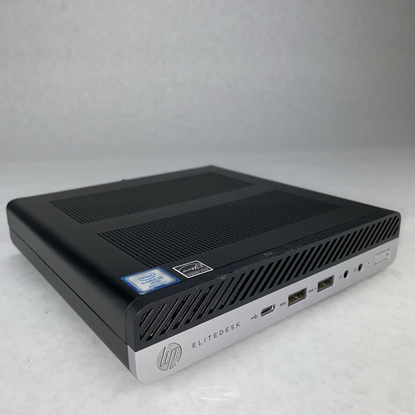 HP EliteDesk 800 G4 DM 65W Six Core i5-8600 3.10GHz 8GB RAM WiFi No  AC-HDD-OS