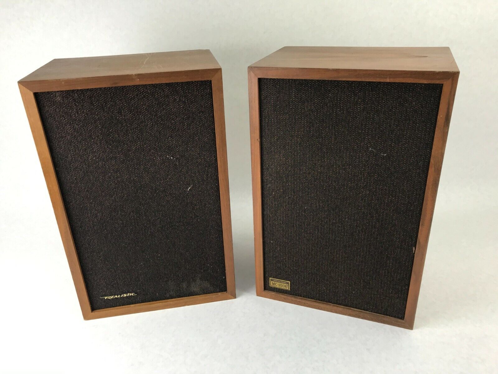 Vintage realistic shops speakers