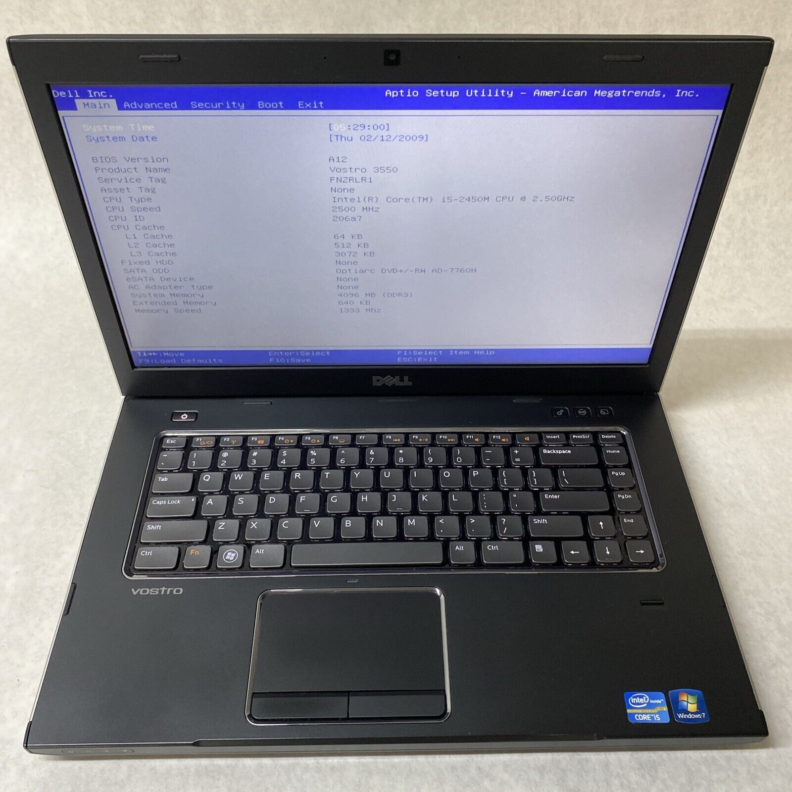 Dell Vostro 3550 15.6