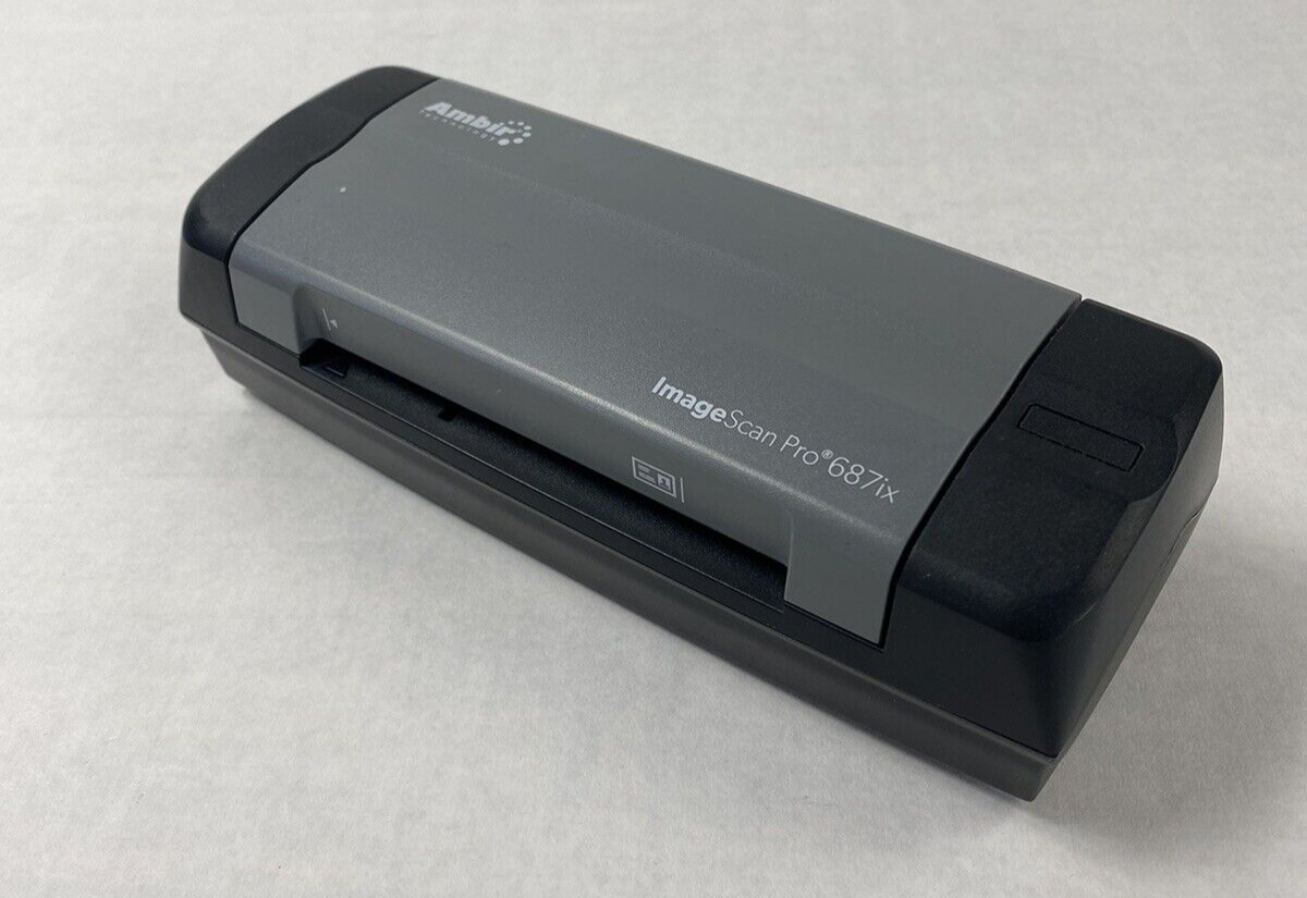 Ambir Technology ImageScan Pro 687ix Duplex Scanner ** LIKE NEW** hot