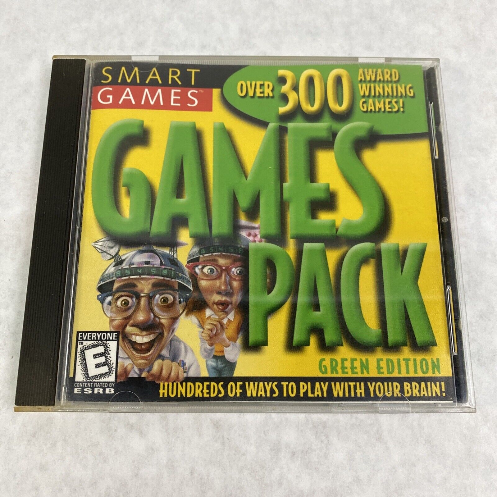 Smart Games Green Edition 300 Brain Games Pack Win 95 98 CD-ROM Vintag