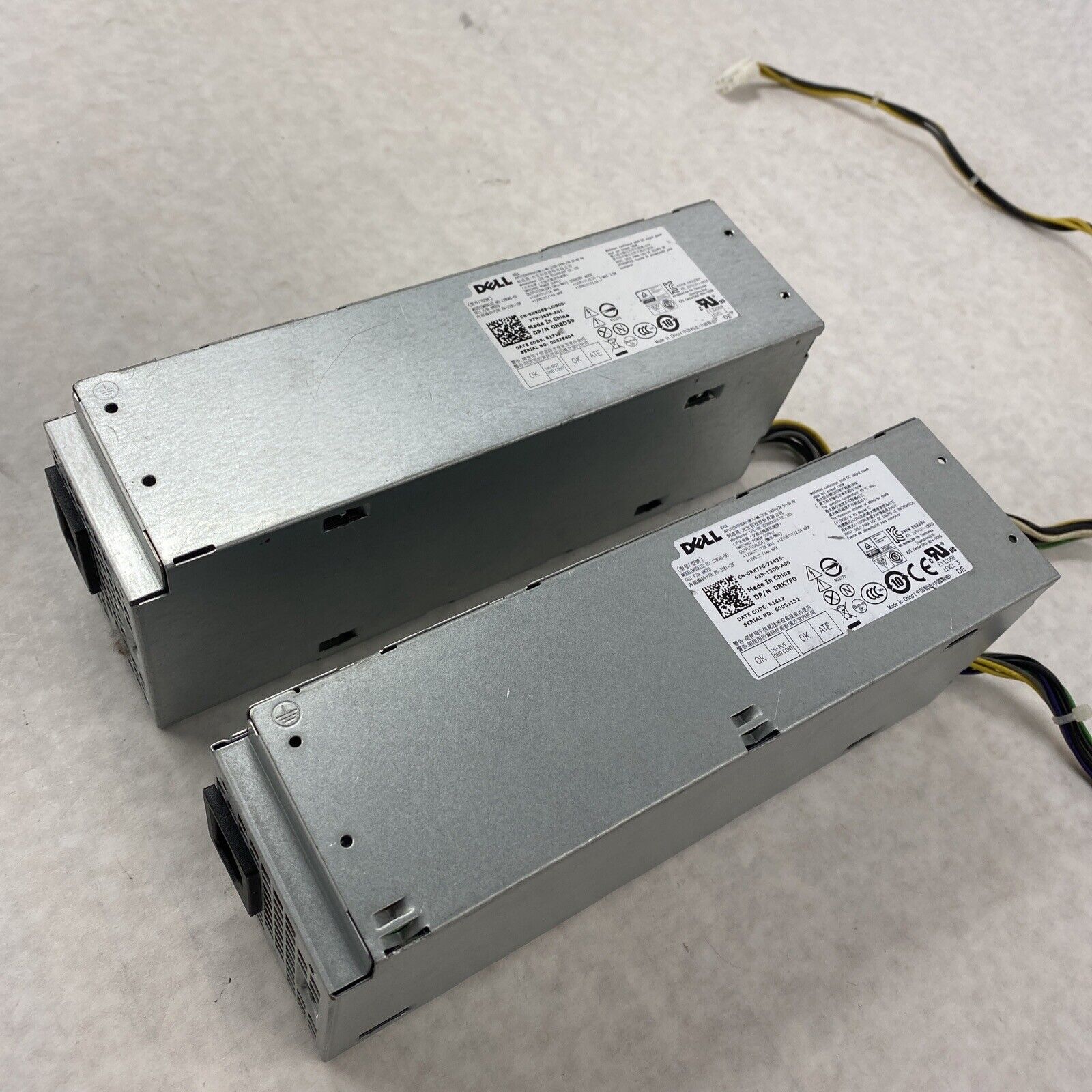 Mixed Lot of 2 Dell SFF Power Supplies OptiPlex 3040 Inspiron 3250 Vos