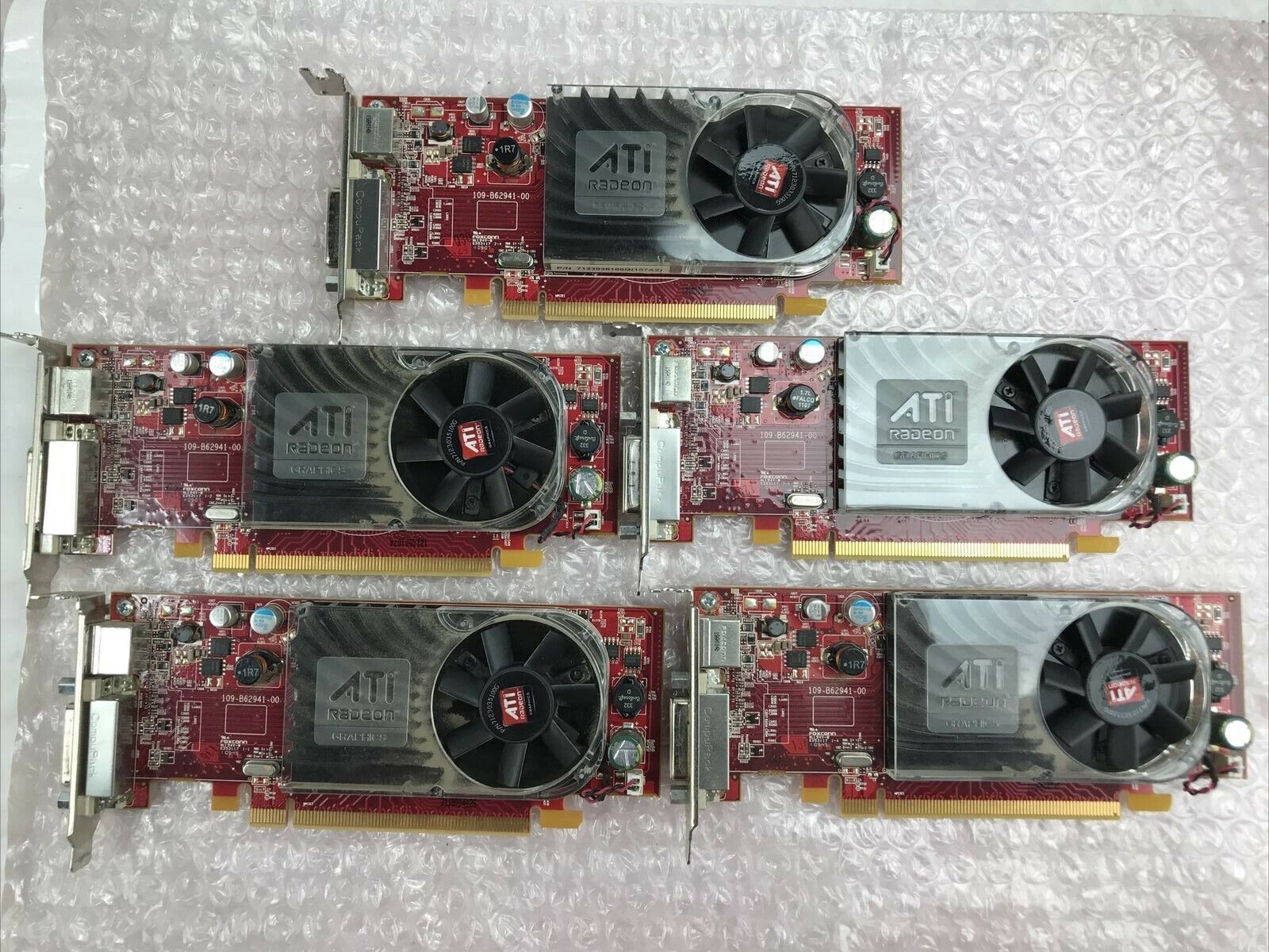 ATI 109-B62941-00 Radeon HD 3450 256MB DDR2 PCIe Video Card Lot of 5