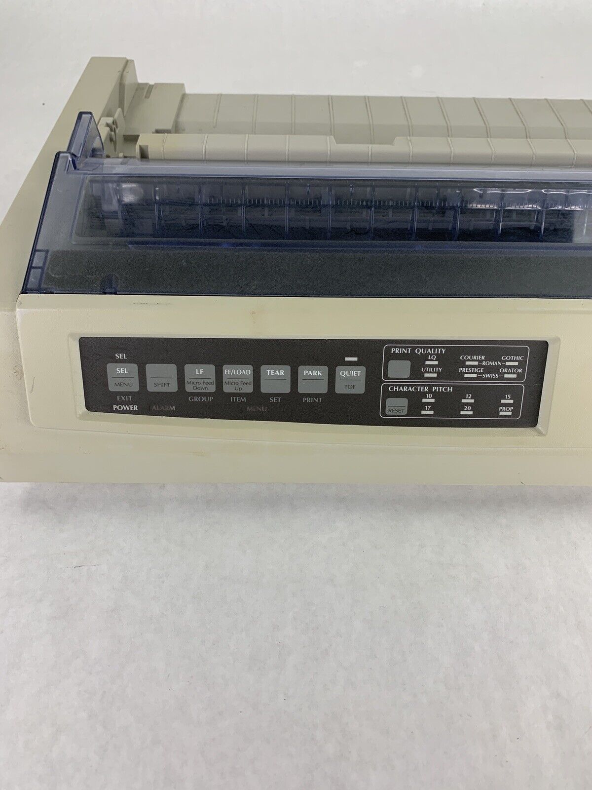 OKI Data Microline 391 Turbo 9 Pin Printer GE7300A For Parts and Repai