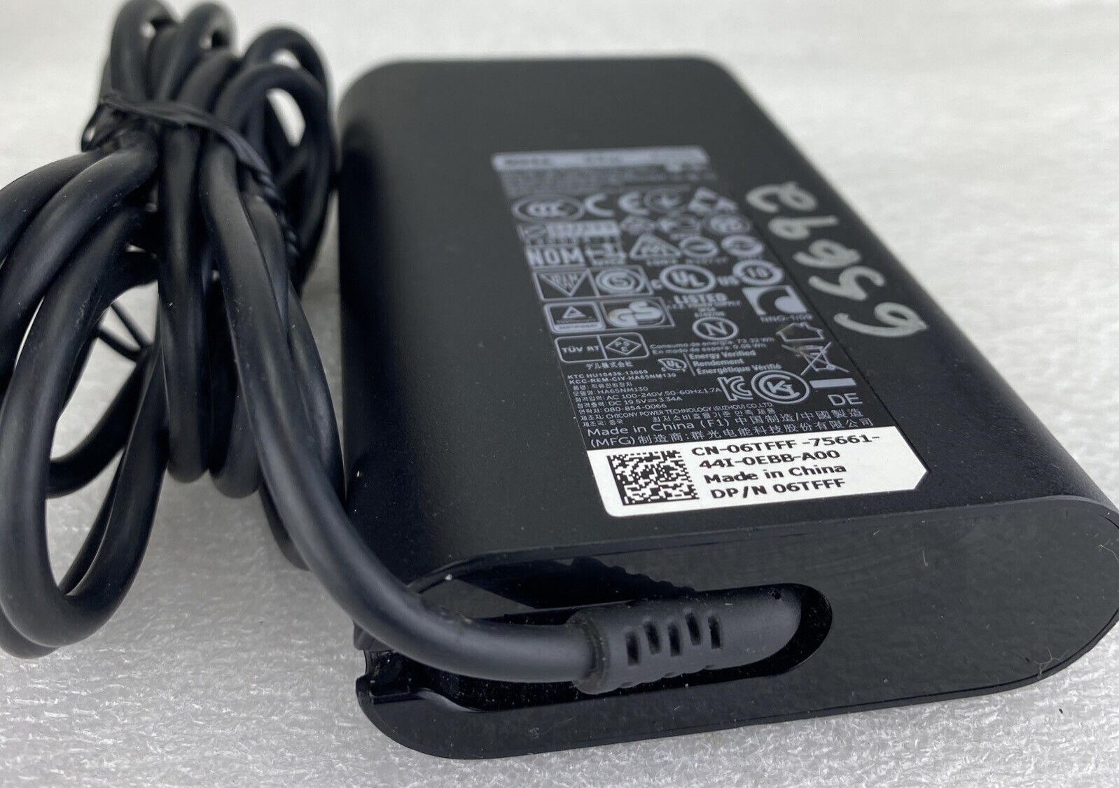 Dell 06TFFF AC Adapter Charger Power Supply HA65NM130 19.5V 3.34A 65W (Lot of 2)