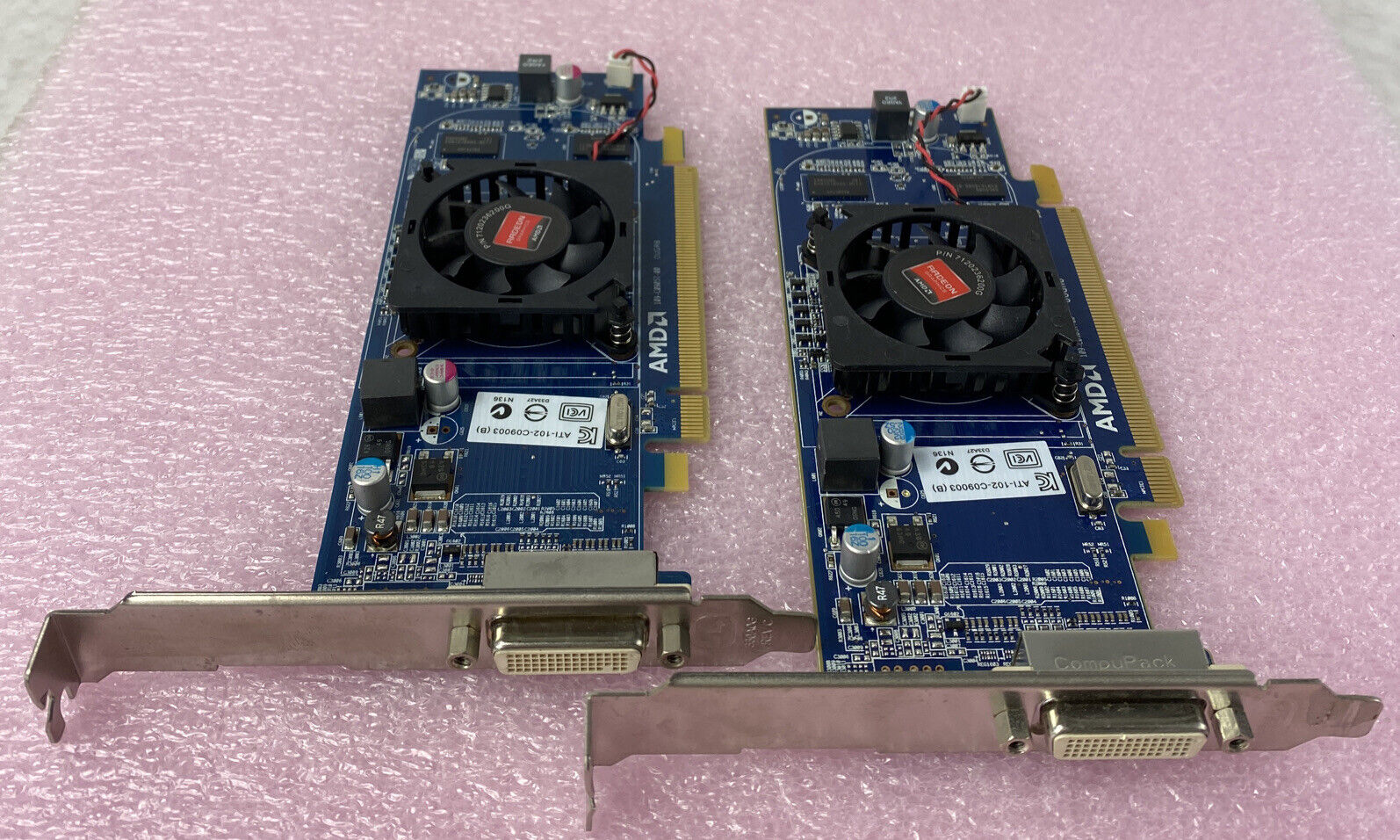 Lot( 2 ) Dell 0XF27T AMD Radeon HD5450 512MB DMS-59 PCIe Video Graphics Card