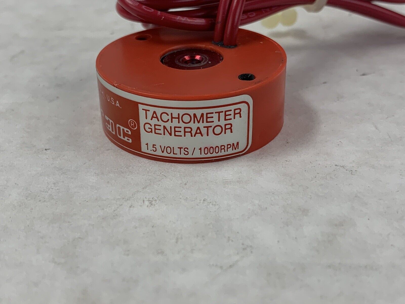 Vibrac Tachometer Generator 1.5 Volts 1000 RPM