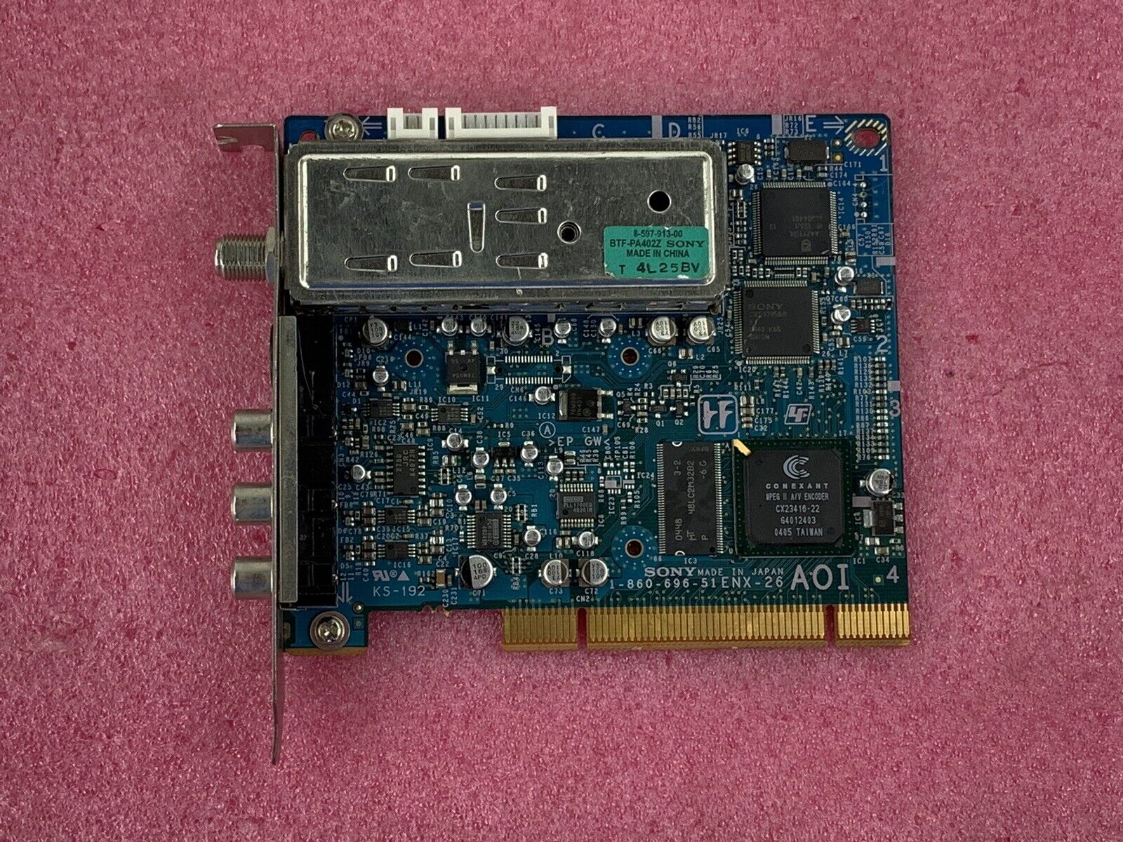 Sony A1057182a Pcva-imb5a Video Tuner Capture Card