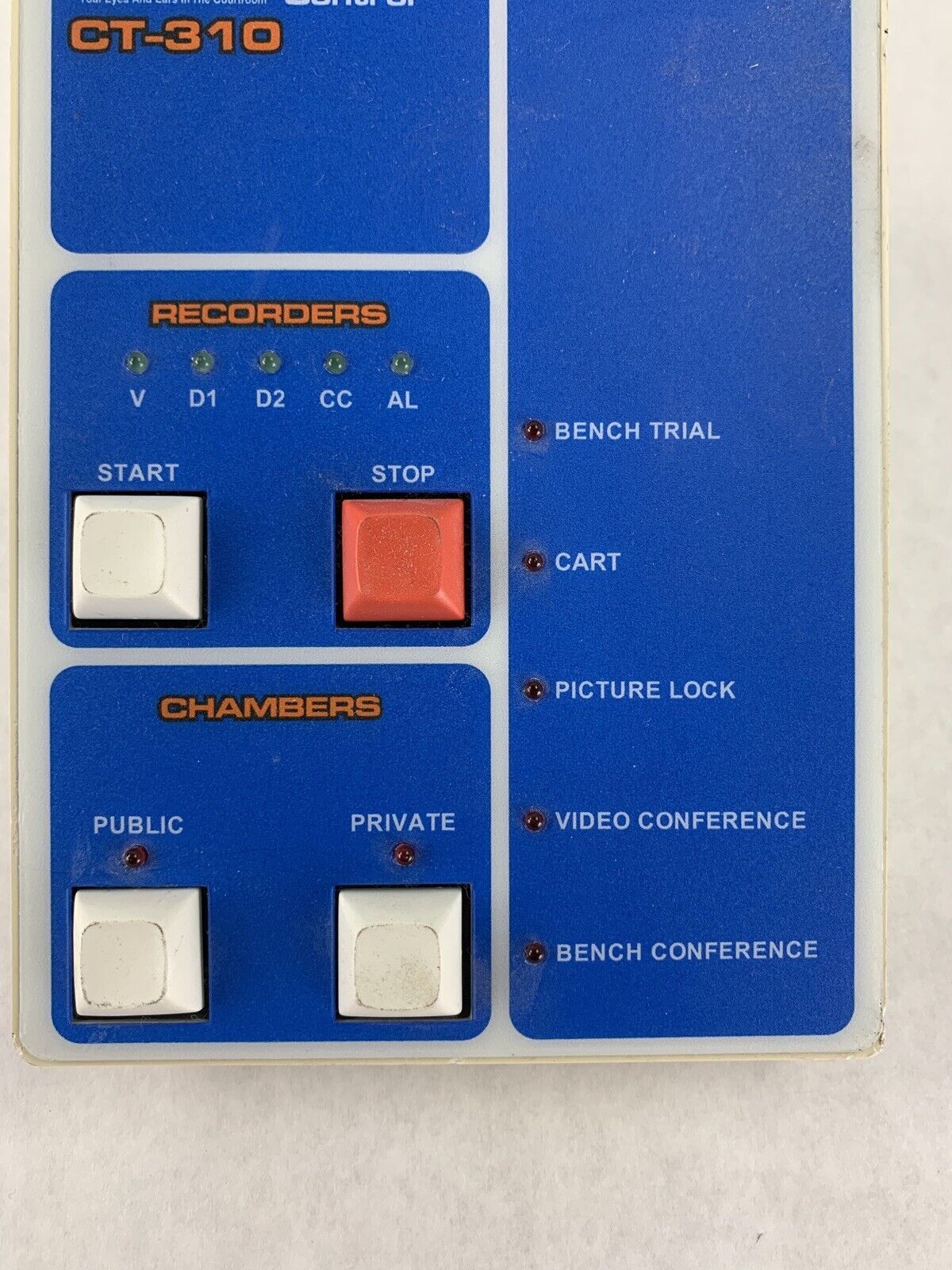 JAVS CT-310 Courtroom Control Audio Interface