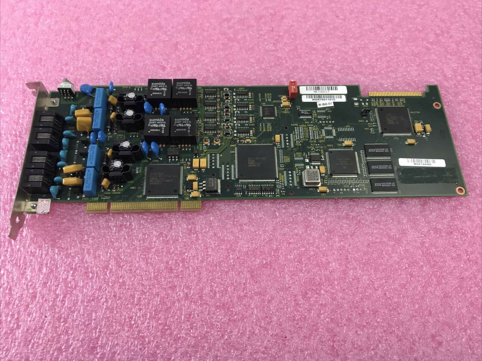 Dialogic D41JCT-LS PCIe 4 Port Analog Combined Media PCI Board 04-5480-001