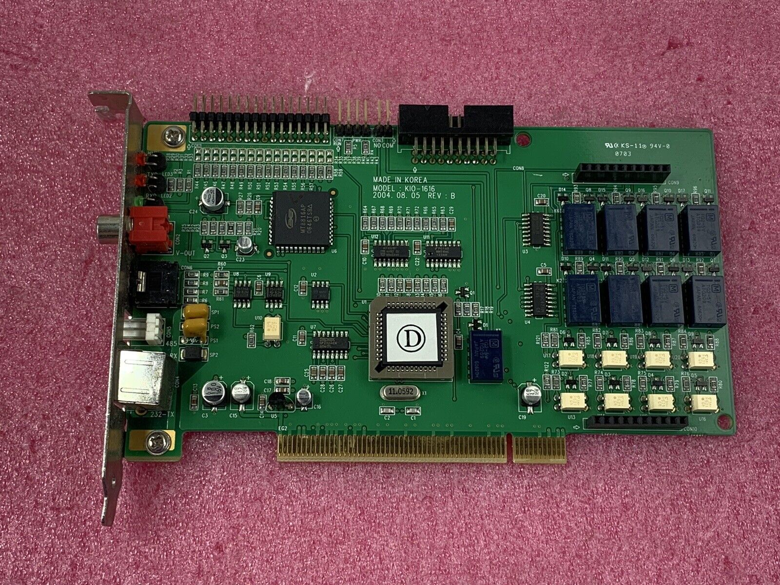 Kodicom KIO-1616 (K10-1616) Machine Vision Multi PCI Card, Remocon, RS-232