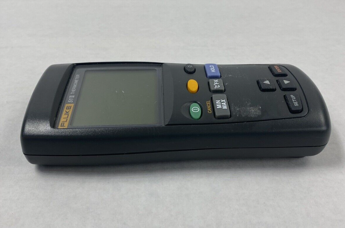 Fluke 51 II Single Input Digital Thermometer For Parts or Repair