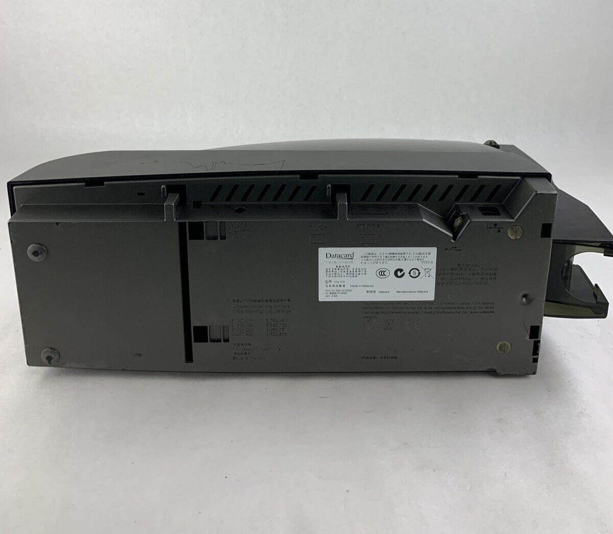 Datacard CP60 Plus Thermal ID CARD Printer For Parts  Magstrip Error MS-01410