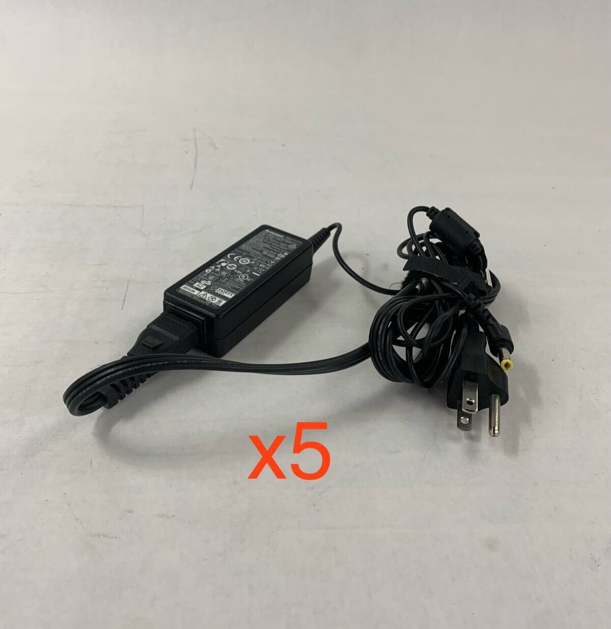 Lot of 5 Lenovo ADP-40NH B AC Power Adapter Charger