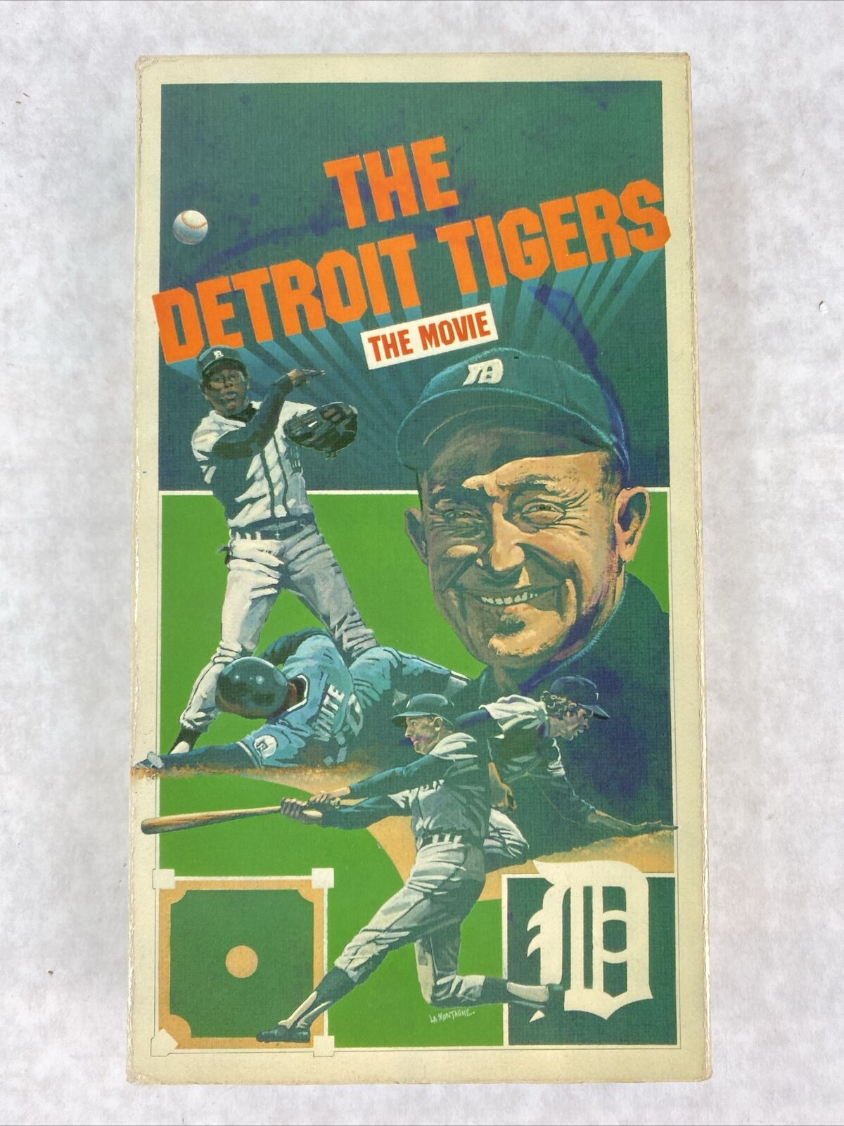 The Detroit Tigers The Movie 1986 by Lawrence Miller Detoit Baseball Club VHS