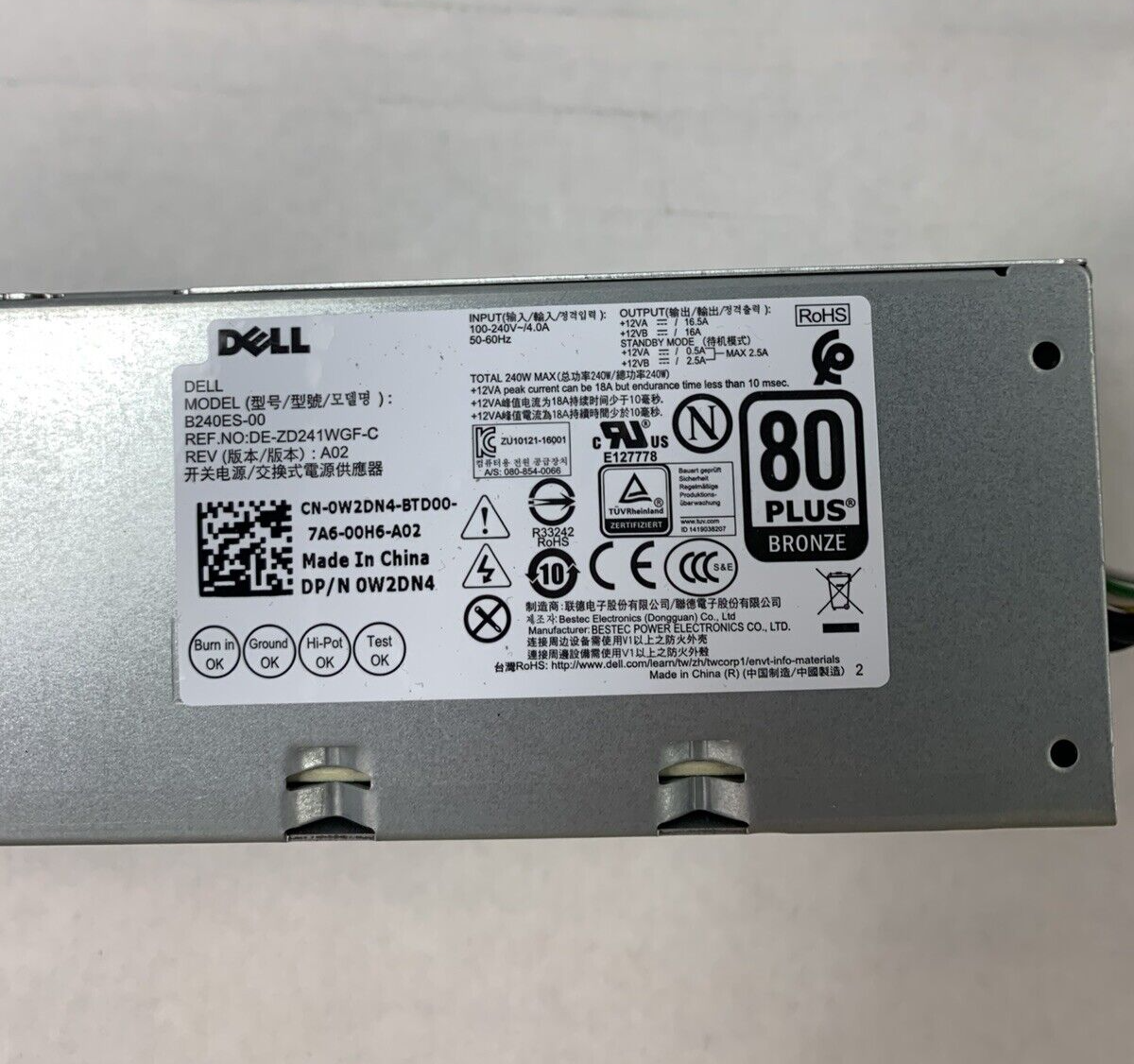 Dell B240ES-00 Power Supply 240W