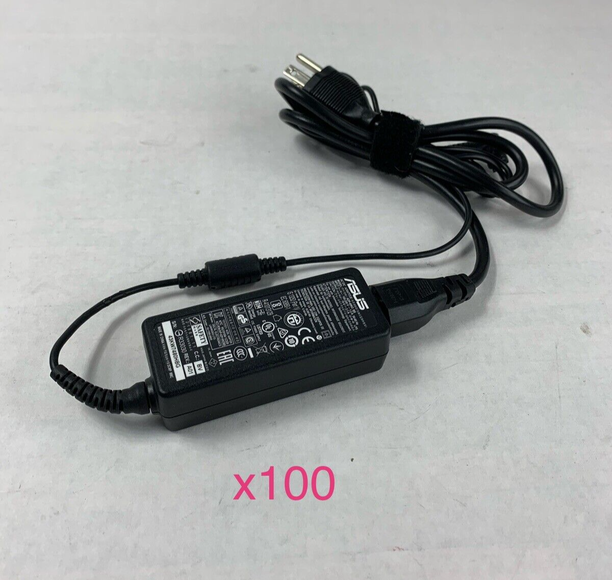 Lot of 100 Asus ADP-40KD BB AC Adapter  40W 19V 2.1A Tip 4.0mm