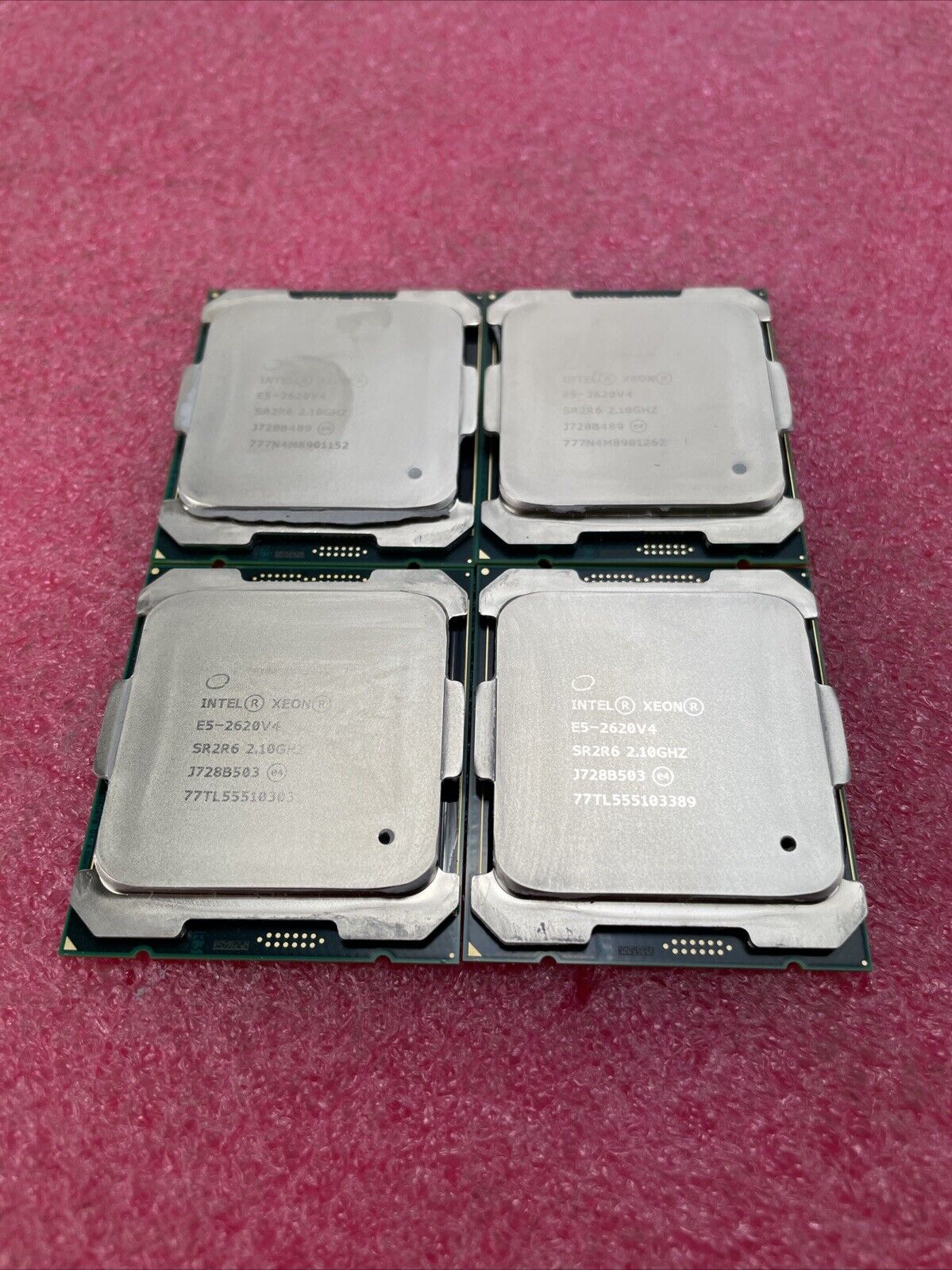 Intel Xeon E5-2620 v4 2.1GHz 8-Core Processor CPU LGA2011 SR2R6 Lot of 4