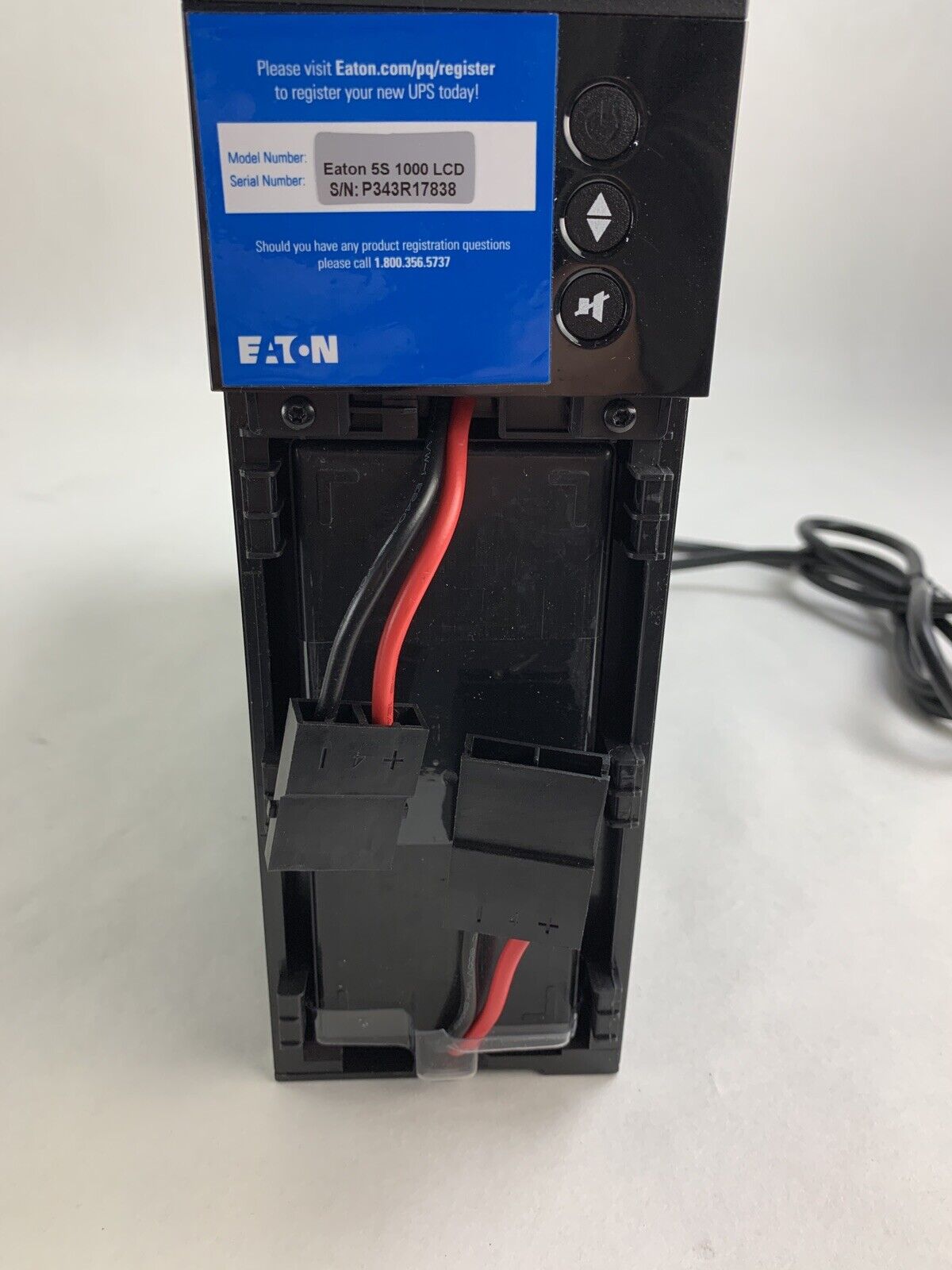 Eaton 5S1000LCD 1000 VA 600W AC 120V  External UPS  MFG 4/2024 Recharge 1/2025