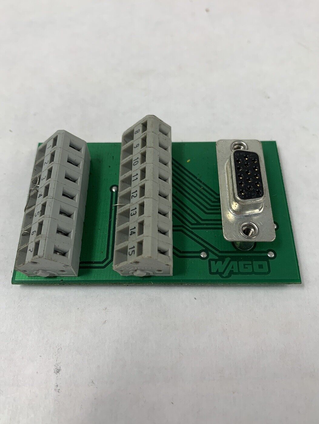 WAGO 50036611 15 Pin Hi-Density D-Sub PCB-164 Jet 3502 Connector