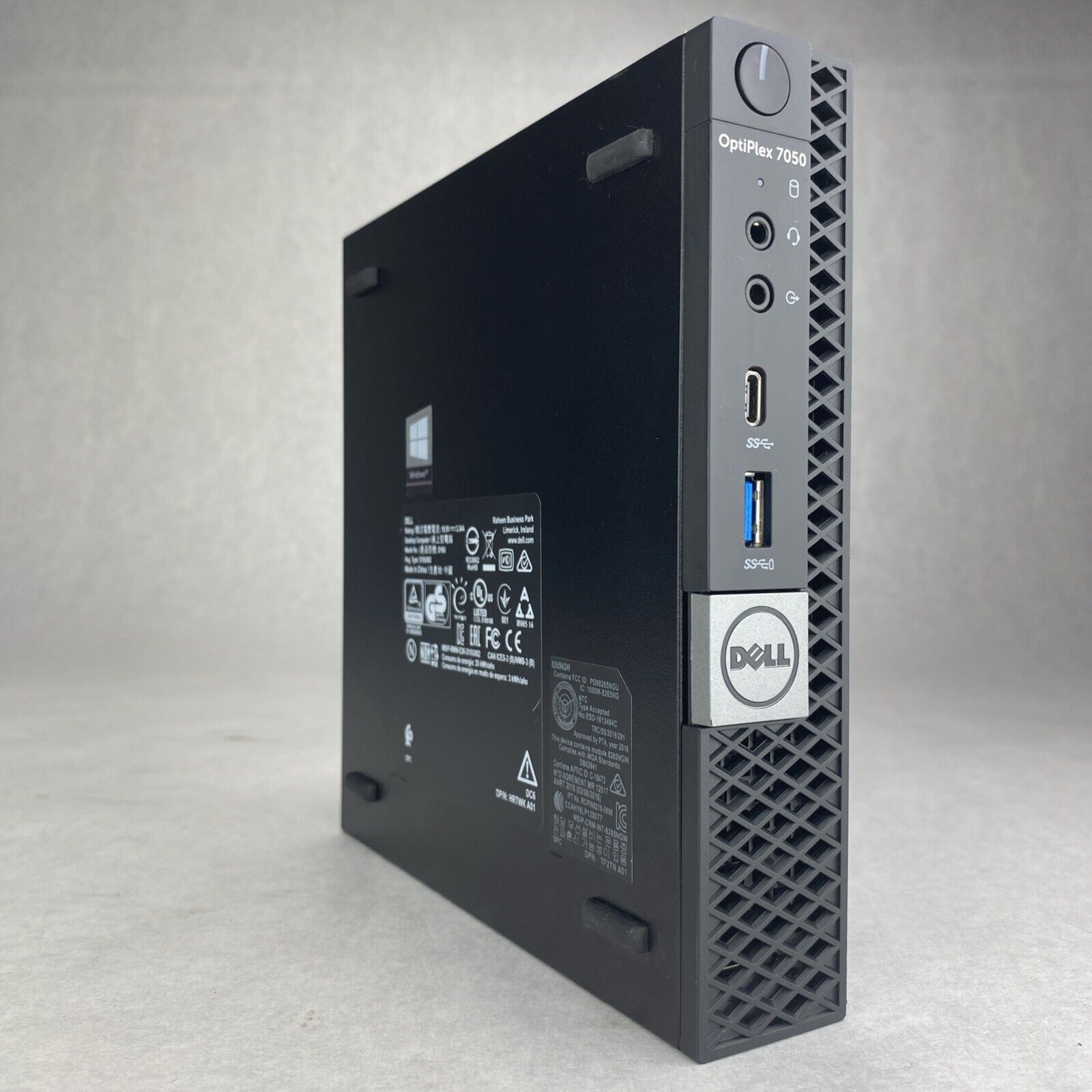 Dell Optiplex 7050 Micro Intel Quad Core i5-7500T 2.70GHz 1x8GB RAM No AC HDD OS