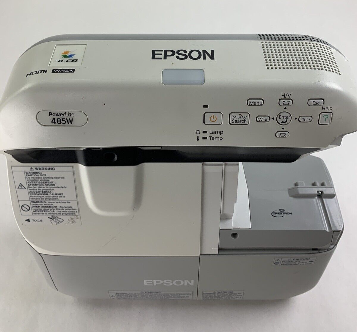 Epson PowerLite H454A LCD Projector 485W 3000 or less Lamp Hours No Remote