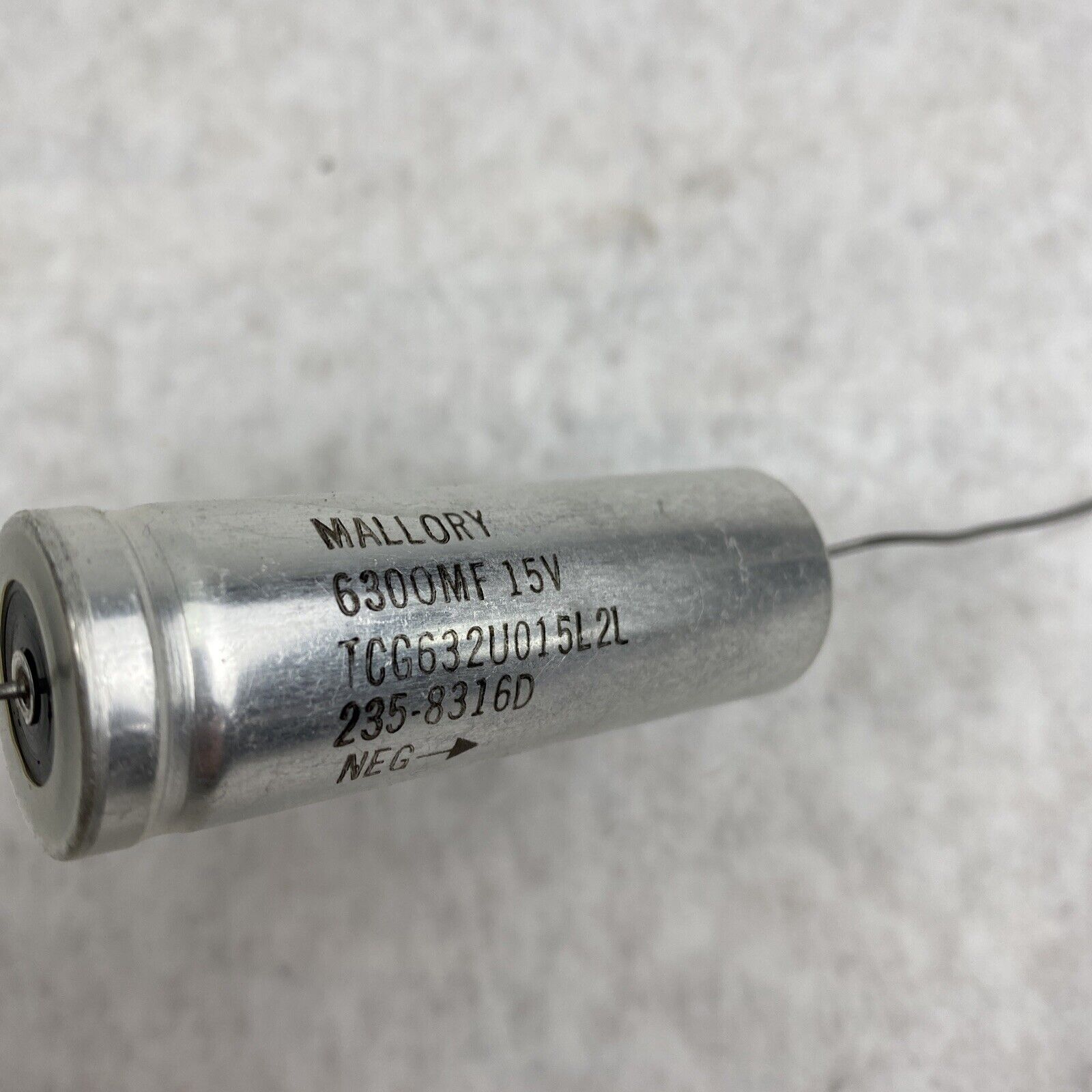 Mallory TCG632U015L2L 6300MF 15V 235-8316D Capacitor (Lot of 9)