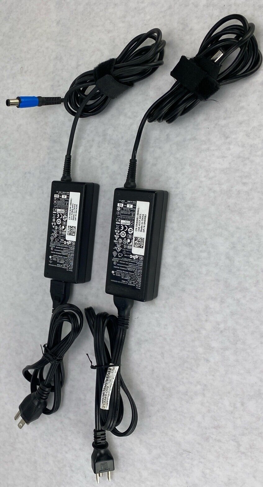 Lot( 2 ) Dell 0KC6JM DA65NM111-00 19.5V 3.34A AC Adapter Power Supply 65W