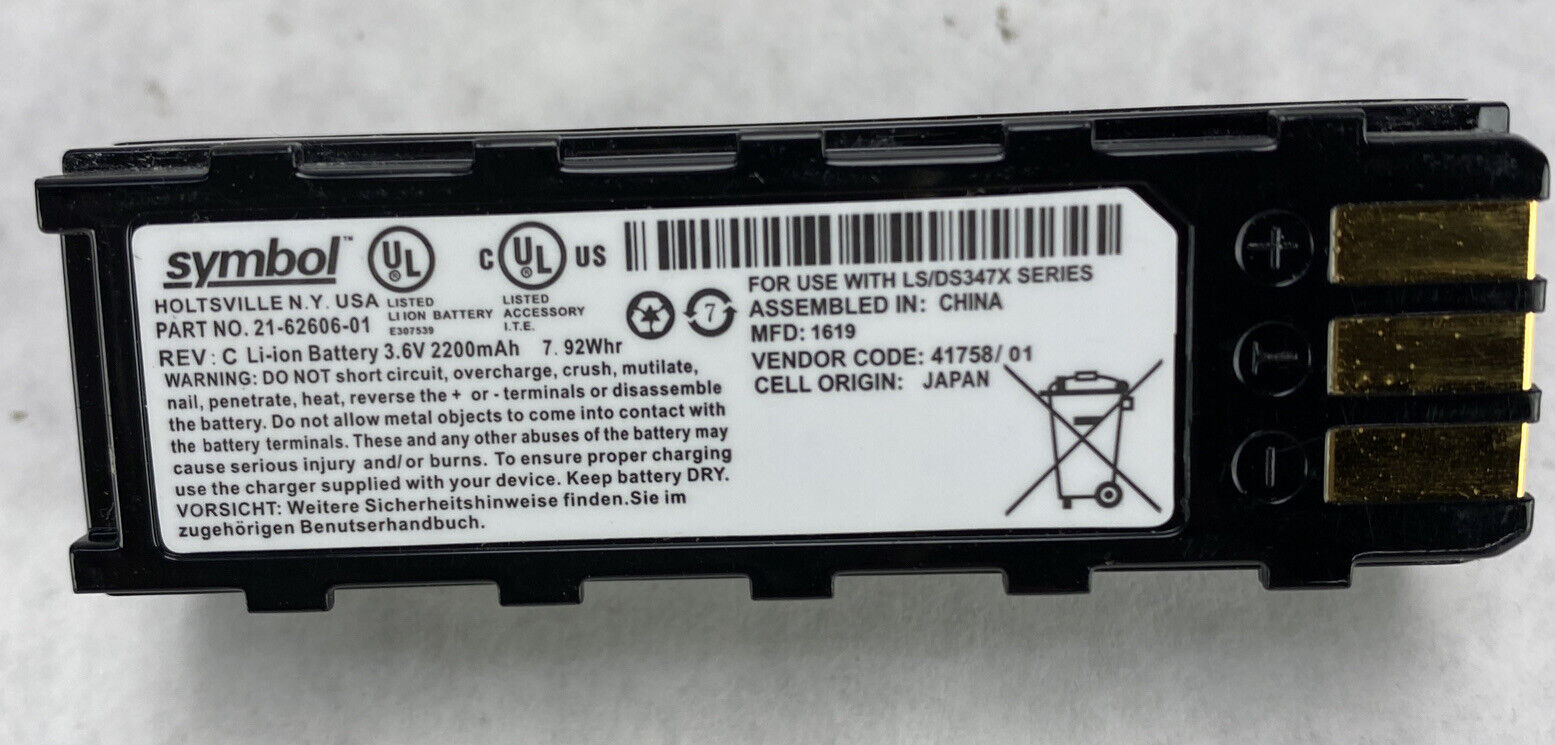 Motorola LS3578-FZ20005WR Barcode Scanner UNTESTED