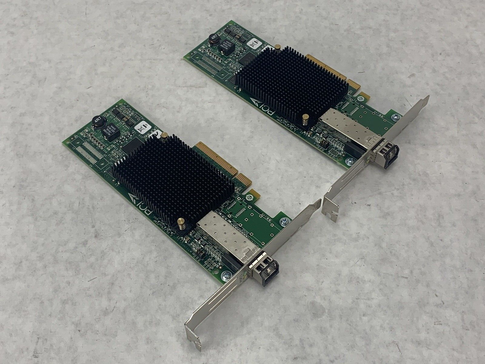 Lot of (2) HP AJ762A 489192-001 AJ762-63002 LPE12000 81E 8GB PCI-E HBA Fiber HiP