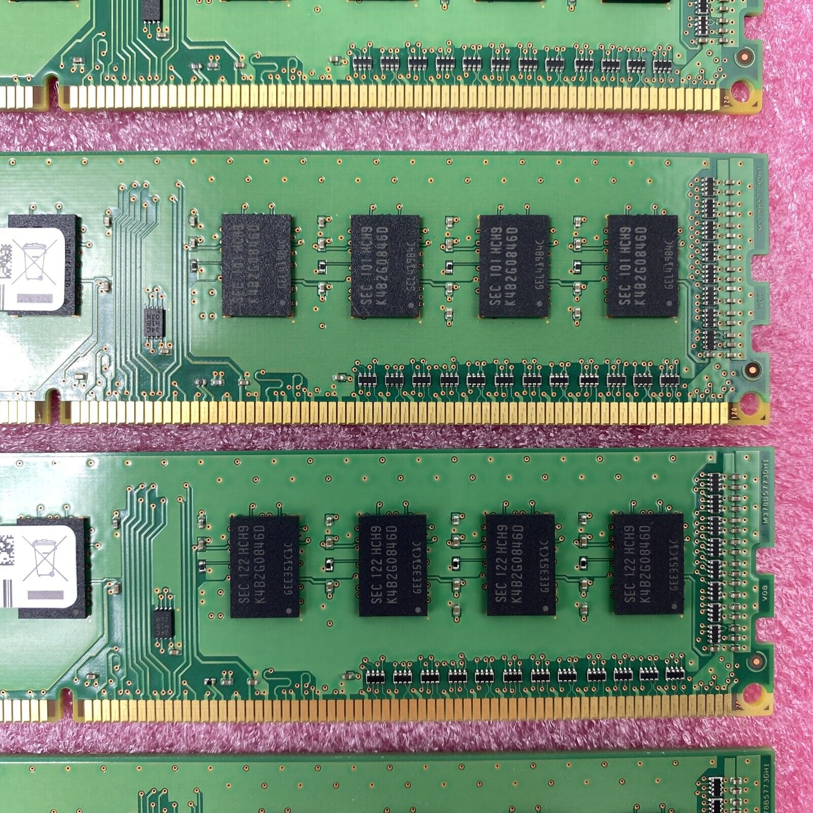 Lot ( 8 ) 2GB Samsung M378B5773DH0-CH9 1Rx8 PC3-10600U DDR3-1333MHz Desktop RAM