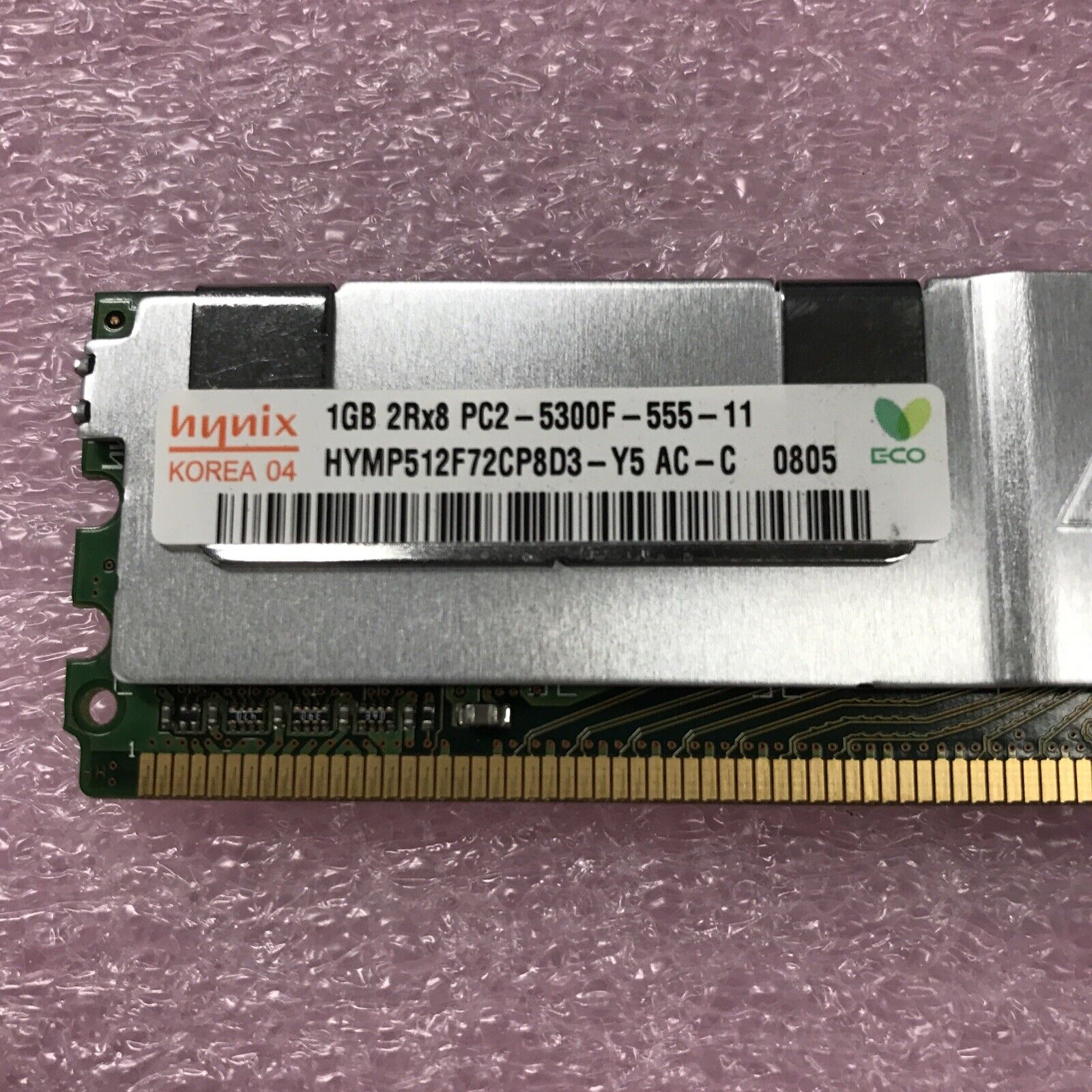 Hynix 12GB Kit 12x1GB 2Rx8 PC2-5300F-555-11 DDR2 Server RAM HYMP512F72CP8N3-Y5