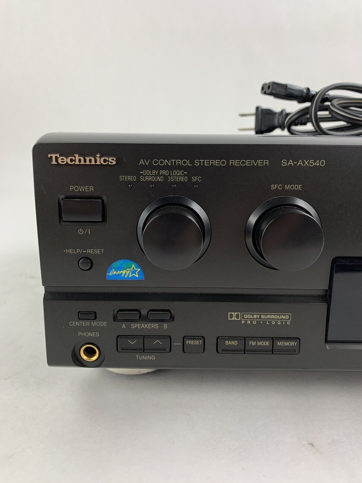 Technics SA-AX540 Stereo Receiver Tested Loud Fan No Remote