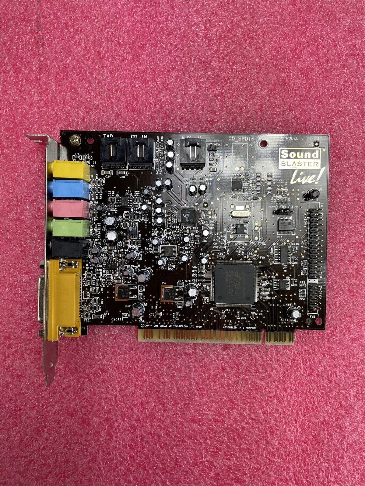 Creative Labs Sound Blaster Live! CT4830 PCI Audio Card