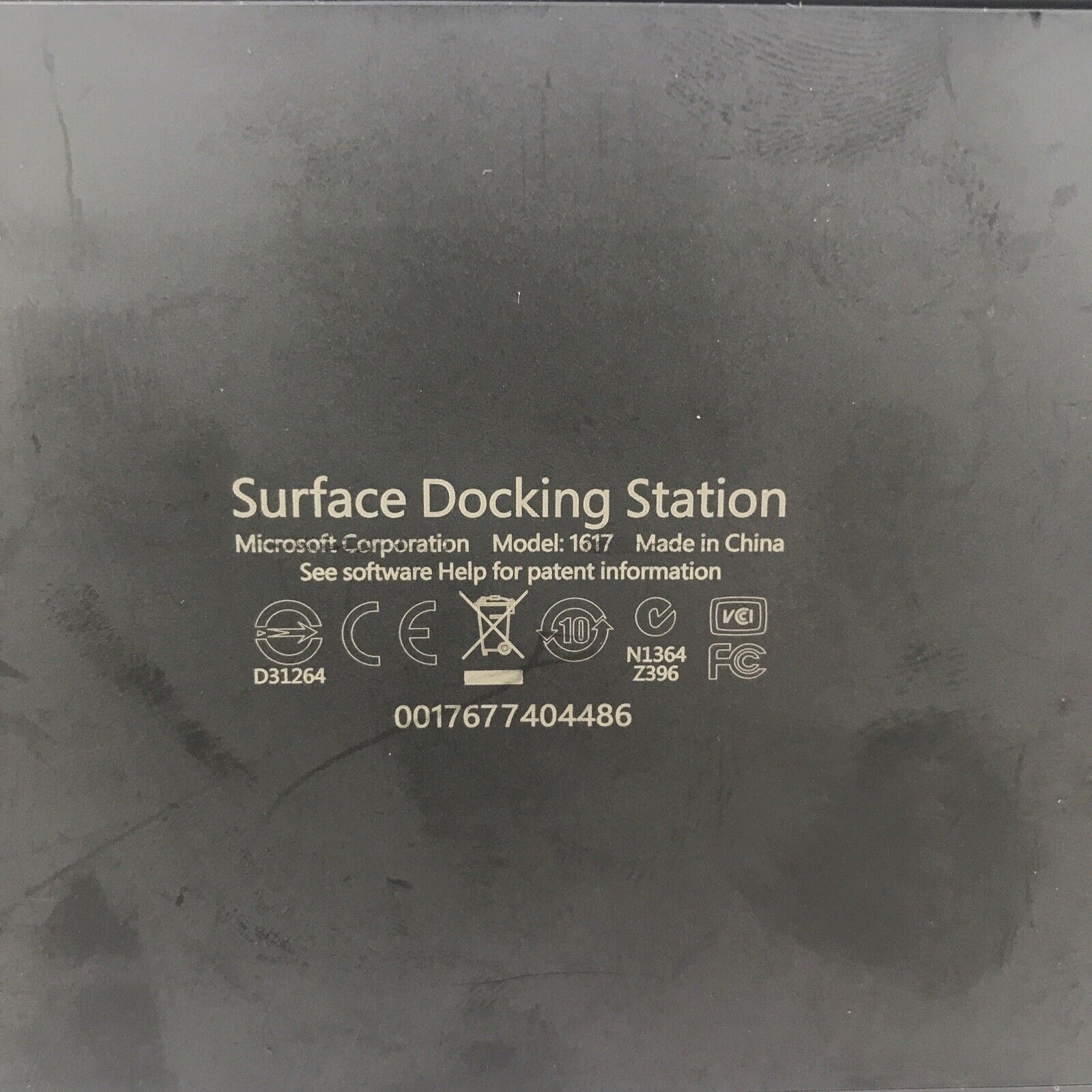 Microsoft 1617 Surface Pro Docking Station No AC Adapter