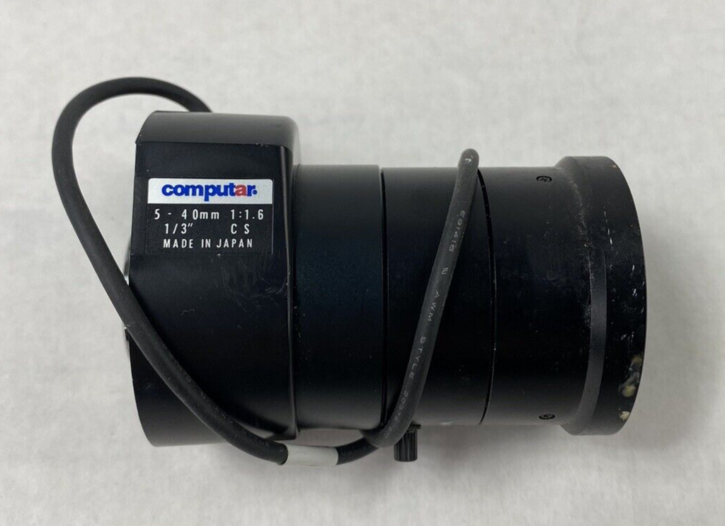 Computar 5-40mm 1:1.6 1/3" CS CCTV Security Camera Lens