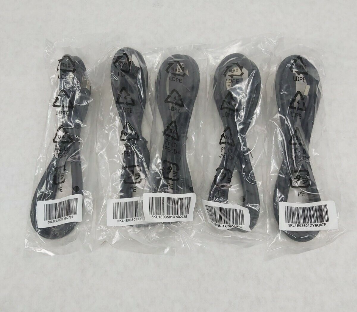 6 Foot High-Speed USB 2.0 USB  Scanner Printer Cord Cables Lot of 5