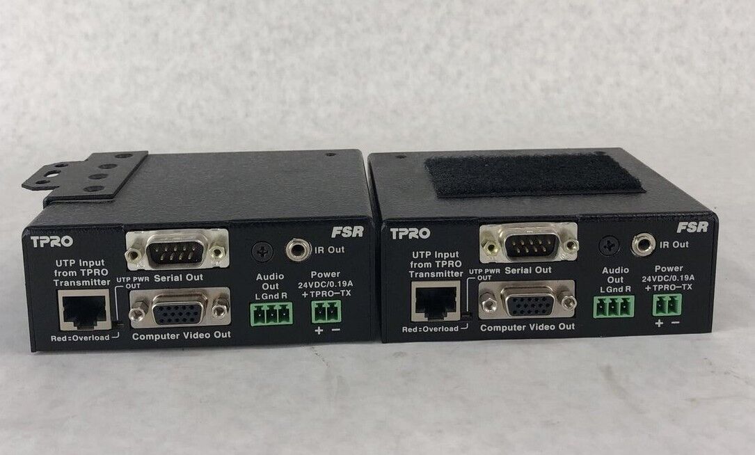 TPRO-RXD Computer A/V IR RS-232 Receiver (Lot of 2)