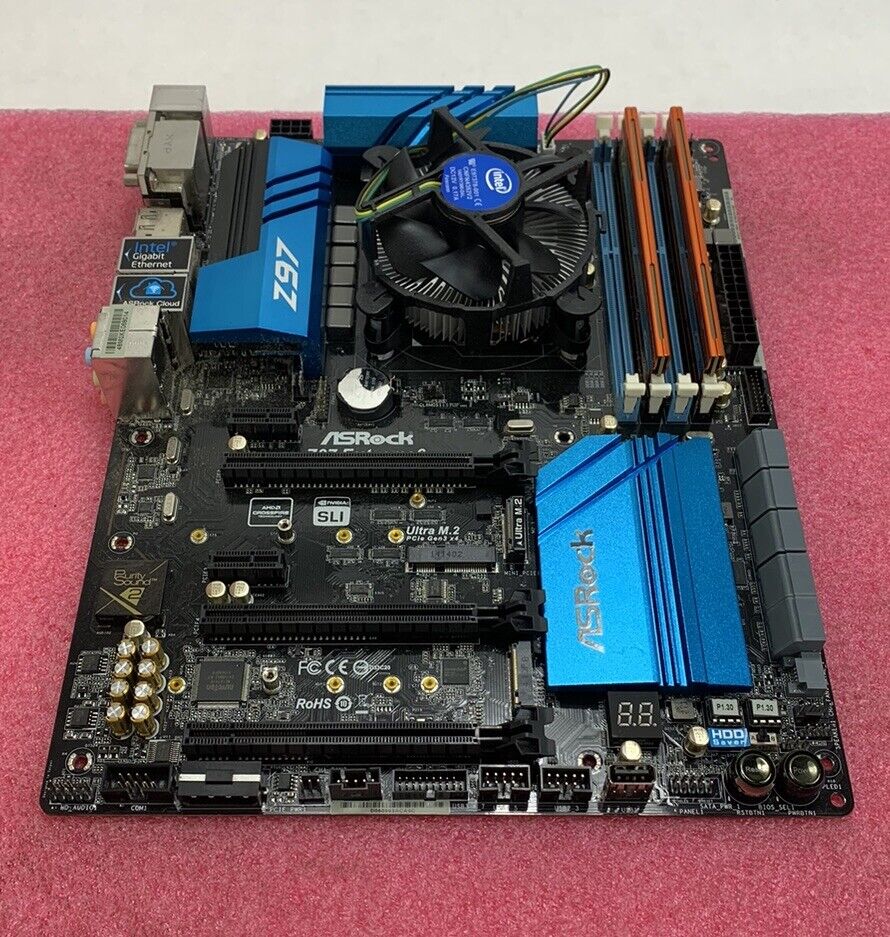 AsRock Z96 Extreme 6 Motherboard Intel Core i5-4690K 3.5GHz 8GB RAM w/Shield