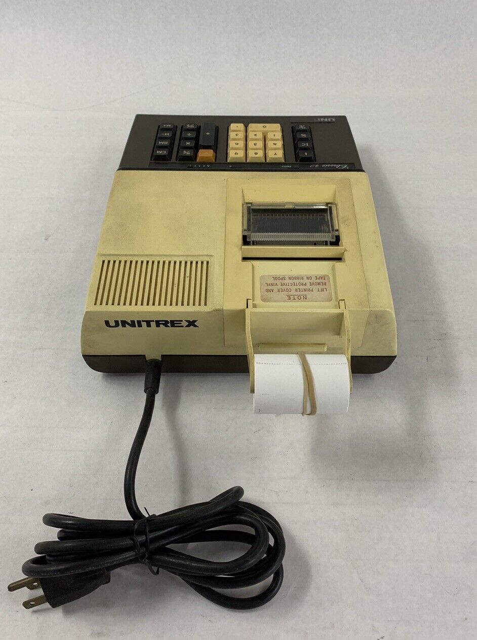 Vintage Unitrex Classic 40 Calculator