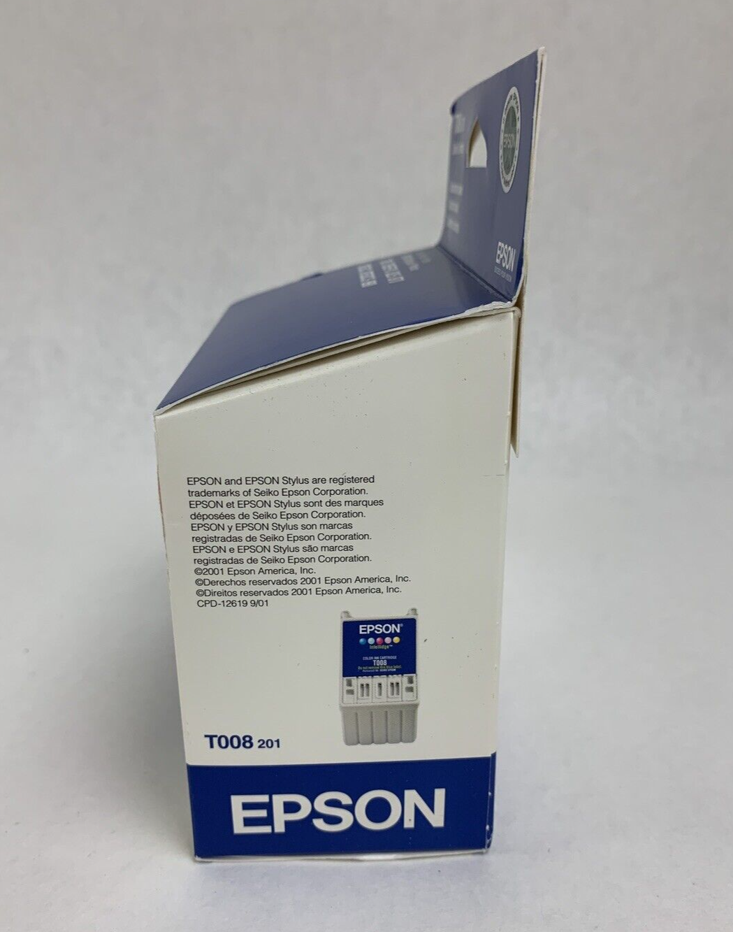 Epson T008 Ink Cartridge T008201 Color EXP 2008 New Sealed OEM Lot of 3