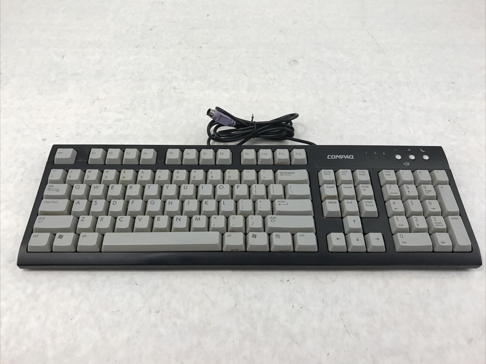 Compaq 5187-2154 Computer Keyboard 5107 Clicky