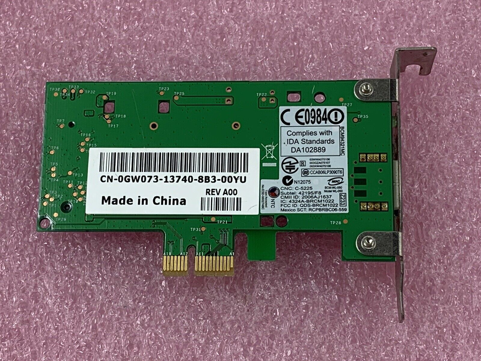 Dell 0MX846 Wireless Network Adapter