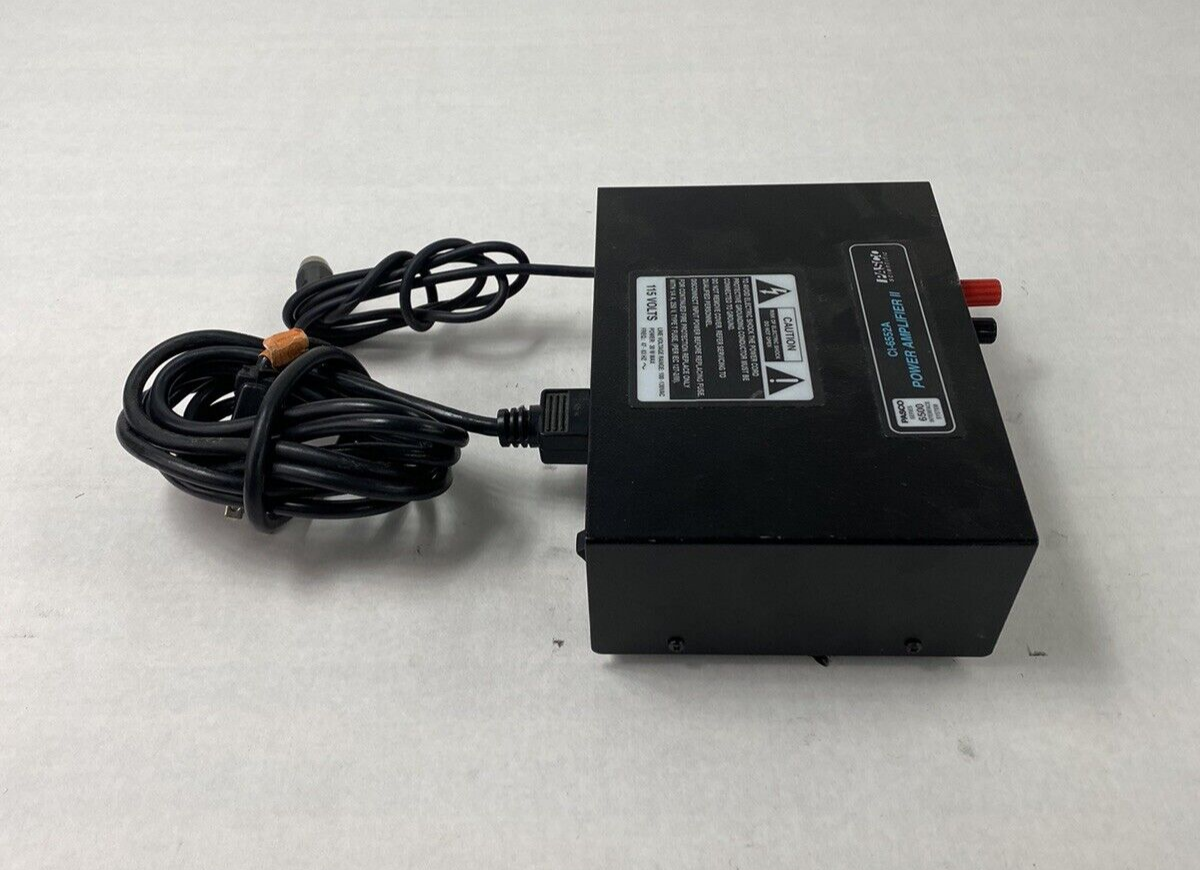 Pasco Scientific CI-6552A Power Amplifier II Power Tested with Power Cord