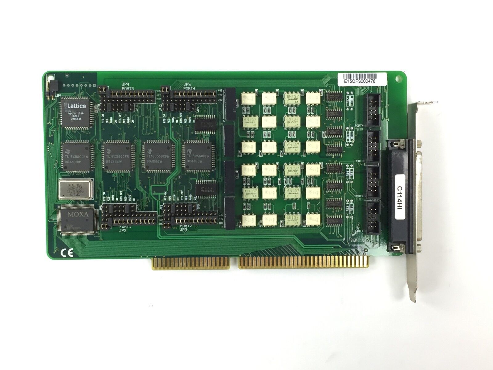 ISA Card PCBC114HI VER 1.3 E150F3000478