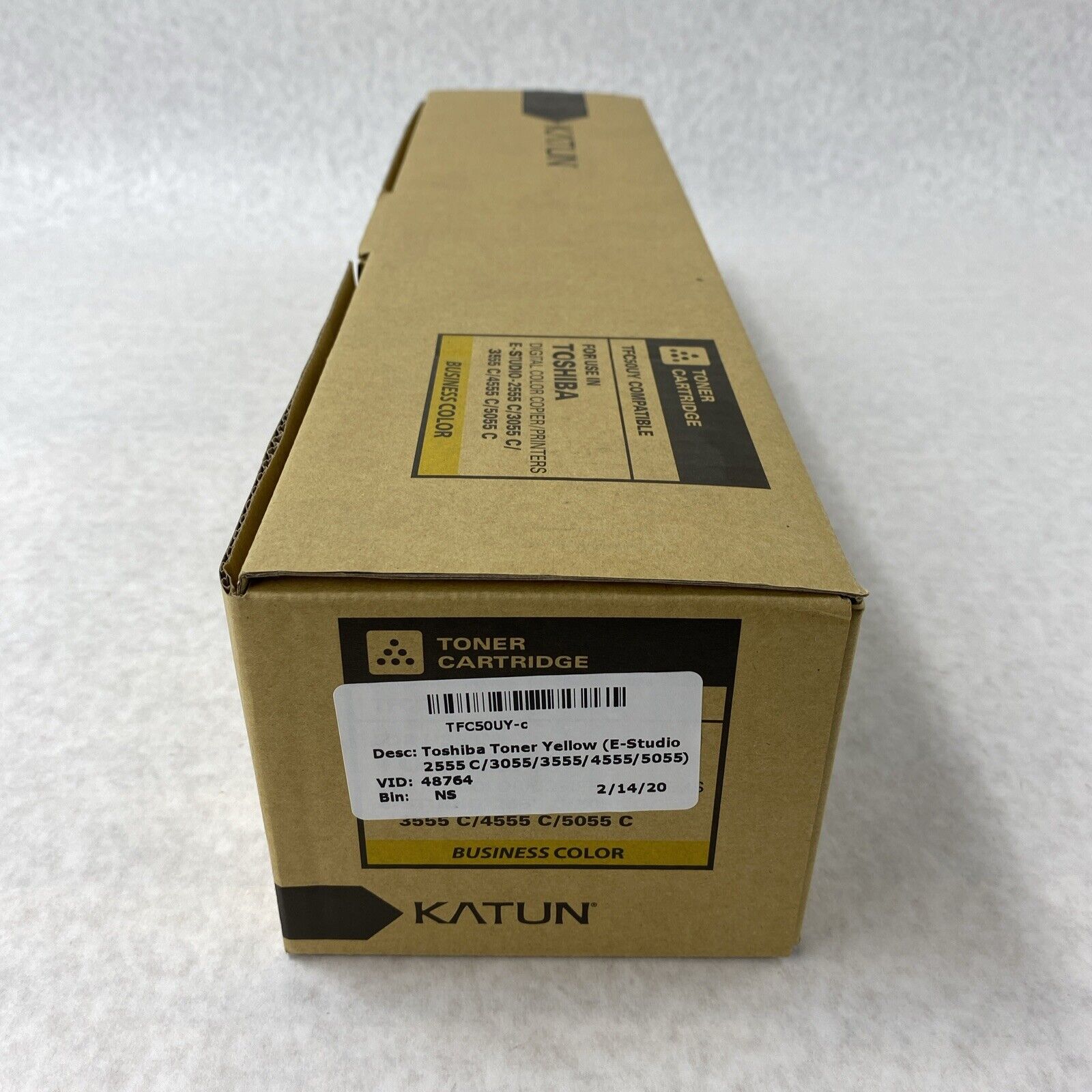 Katun TFC50UY Compatible Yellow Toner Cartridge For Toshiba E-Studio Printers