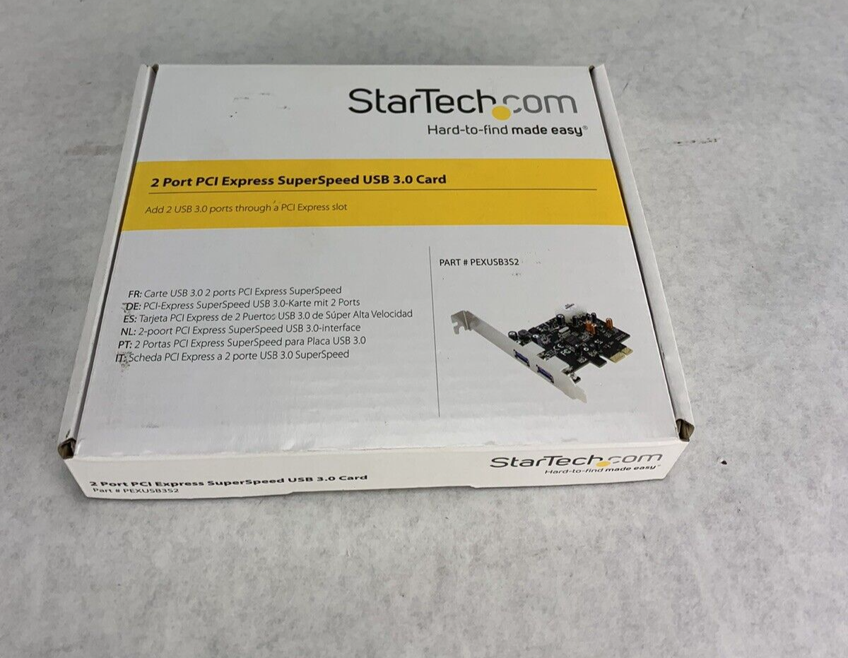 StarTech 2 Port PCI Express SuperSpeed USB 3.0 Card