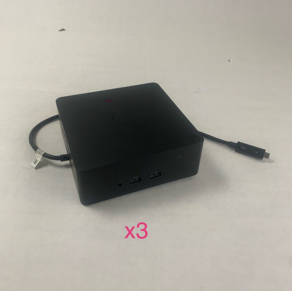 Lot of 3 Dell K16A Thunderbolt Docking Station USB-C