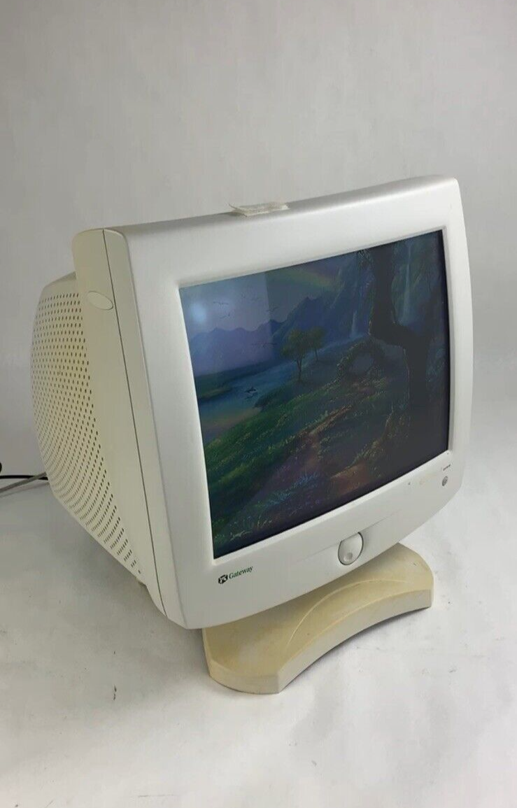 Vintage Gateway EV910C VGA CRT Computer Monitor Tested Retro Gaming Grade B