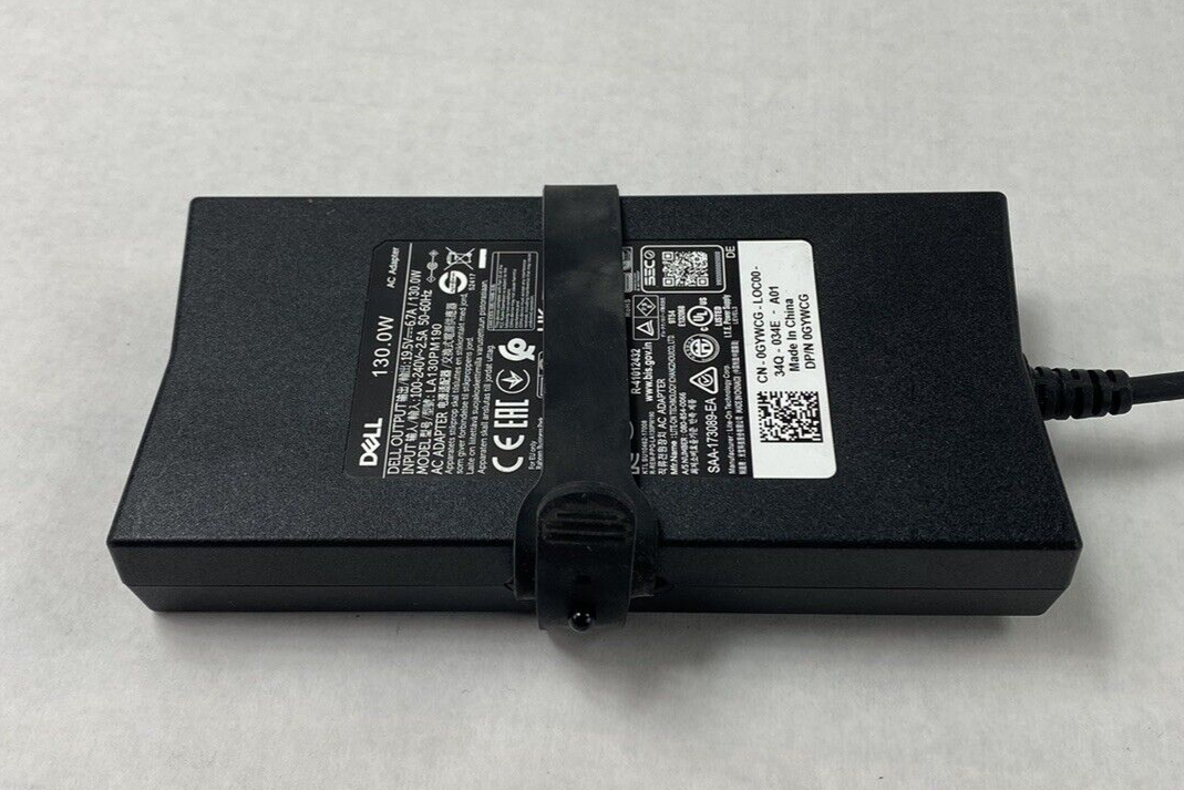 Mixed Lot of 2 Dell DA130PE1-00 LA130PM190 130W 19.5V 6.7A AC Adapter